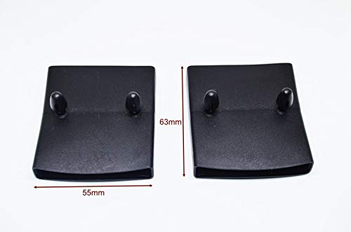 Husseinbolt New Replacement bed slat holders/caps (Model A, Center) for single, double and king size beds (Pack of 12 caps)