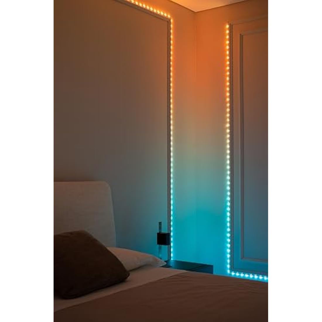 Twinkly Dots 20m, Flexible RGB LED Strip, in- and Outdoor, Compatible with Alexa and Google Home, IP44, 16 M+ Colors, App Control, Black Wire, 400 LED Lights