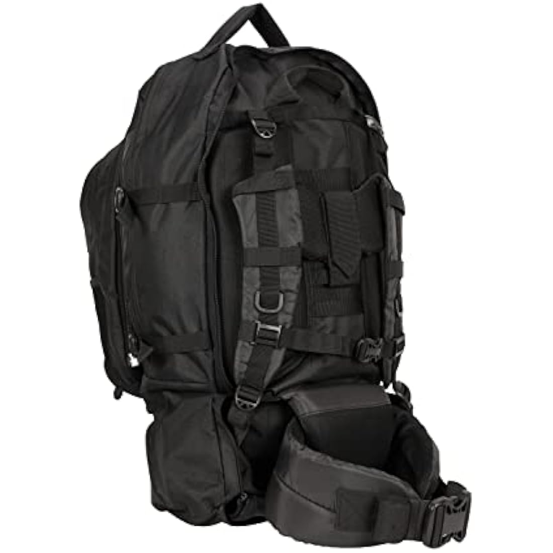 Mountain Warehouse Traveller 60 + 20L Rucksack - Durable Backpack with Rain Cover, Detachable Daypack, Adjustable Back Support - Great for Camping, Hiking, Travelling