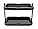 APS Buffet display case "Doppeldecker" - 2 transparent roll-top bonnets that can be opened on both sides, 2 stainless steel trays, 4 cooling accumulators, space-saving storage - Made in Germany