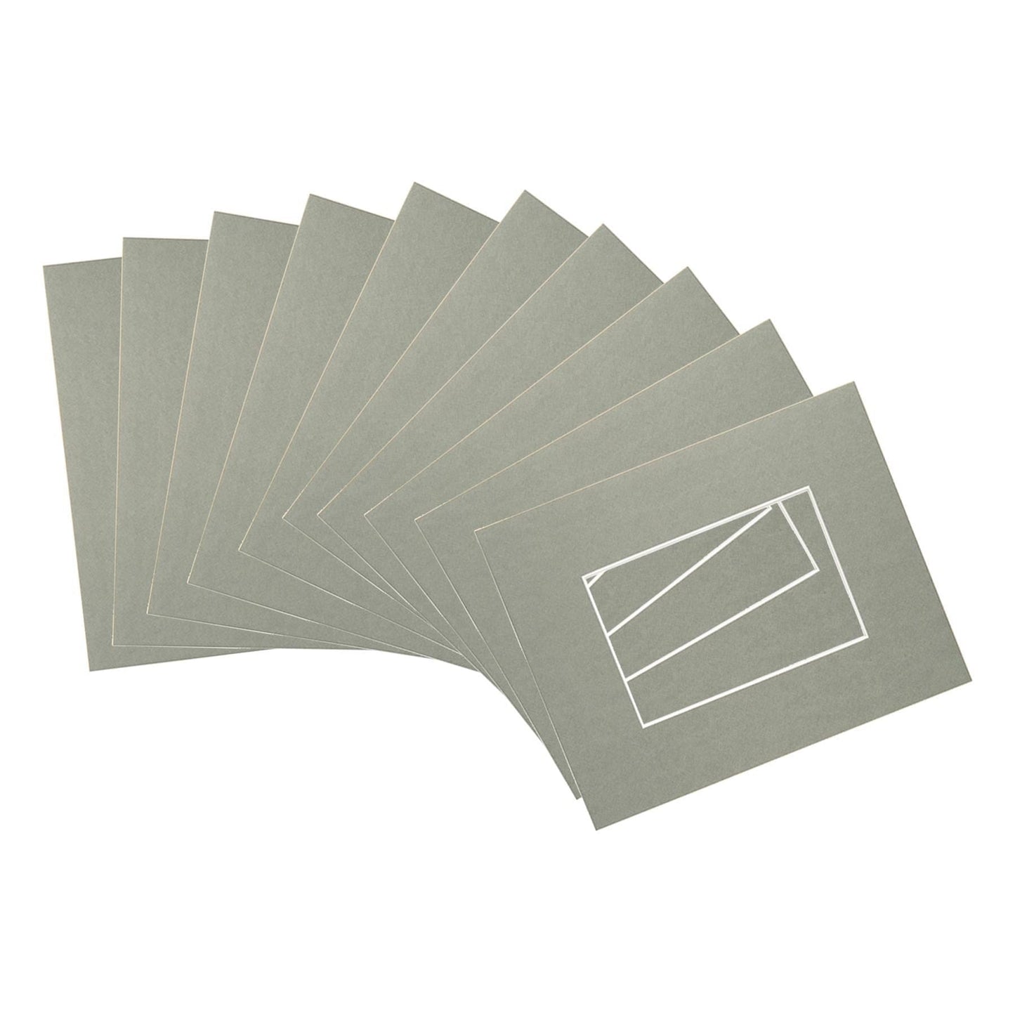 A4 Frame Picture Mounts - for A5 (6" x 8") Image - Pack of 10