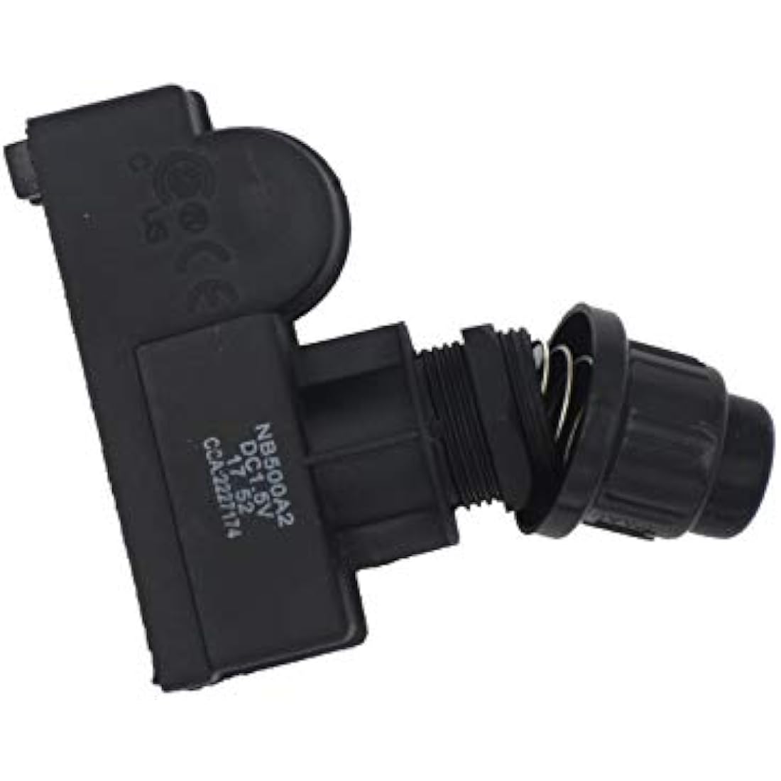 METER STAR Grill Igniter Kit AA Battery Two Exits with Spark Plug Wire Length 1 Meters Long (Two Electrodes)
