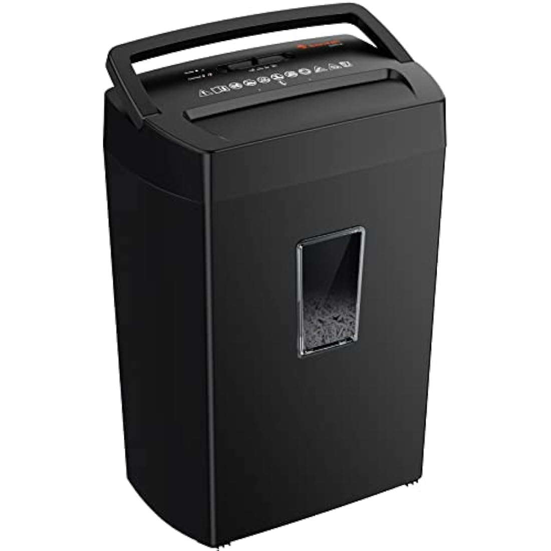 Bonsaii 12-Sheet Cross Cut Paper Shredder, Home Heavy Duty Shredder, P4 Security(5x20mm), 5-Minute Continuous Shredding, Shreds Credit Cards, Mails & Staples, 21L Bin(C275-A)