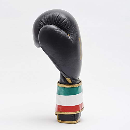 LEONE 1947, Boxing Gloves, Unisex Adult, Black, 10 OZ, GN039