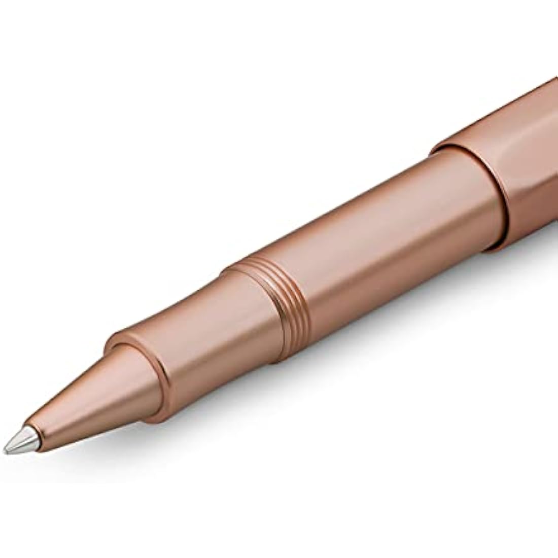 Kaweco AL SPORT Gel/Ballpoint Pen Rosé Gold I Pen Including 0.7 mm Rollerball Pen Refill in Classic Design with Ceramic Ball I Premium Aluminium Gel Roller 13 cm