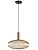 MZStech Modern Chandelier Light,Gold Copper Pendant Light Socket with Amber Glass Pendant Lamp Shade,LED Hanging Lamp