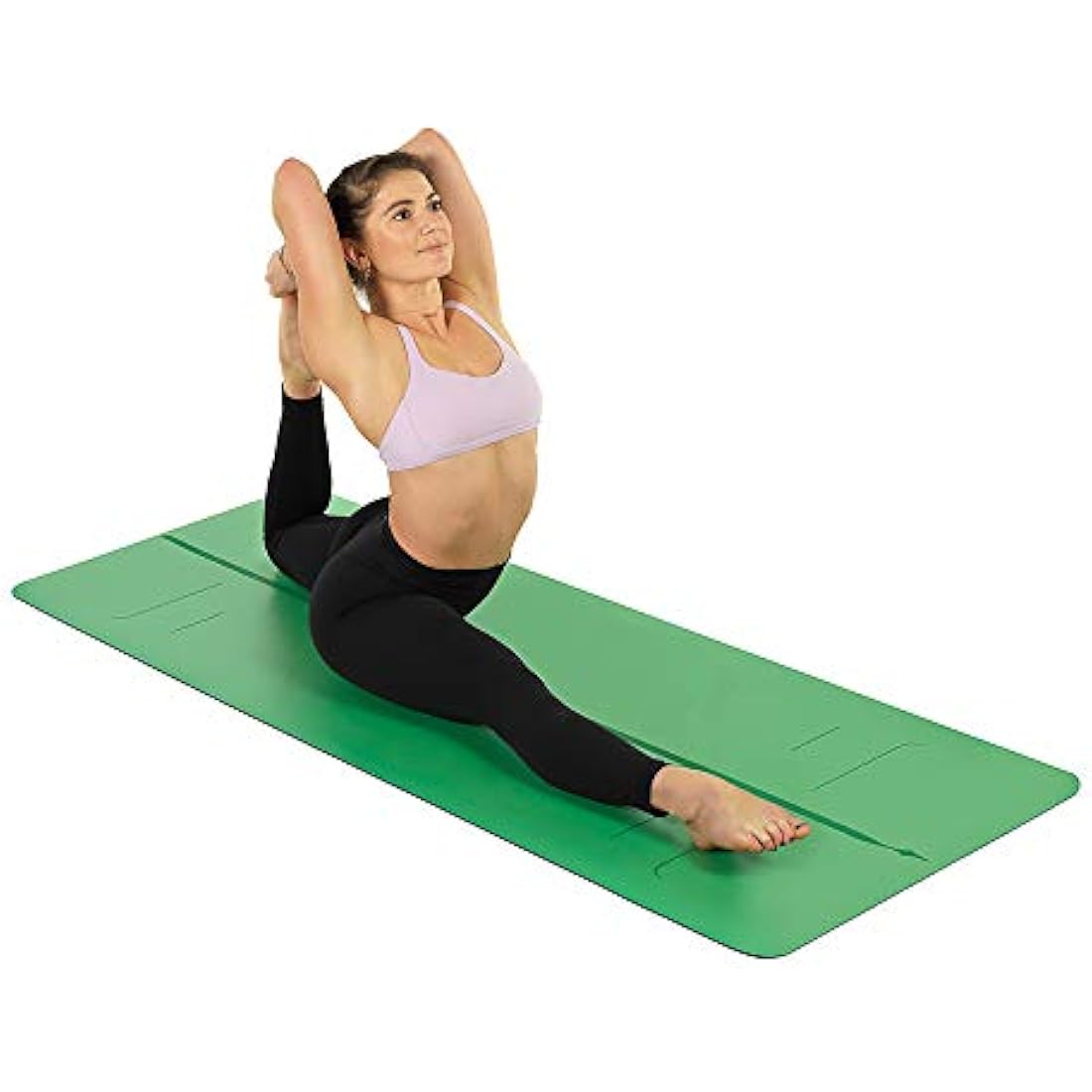 Liforme Evolve Yoga Mat – Free Yoga Bag, Patented Alignment System, Warrior-like Grip, Non-slip, Eco-friendly and Biodegradable, sweat-resistant, long, wide and 4.2mm thick mat for comfort