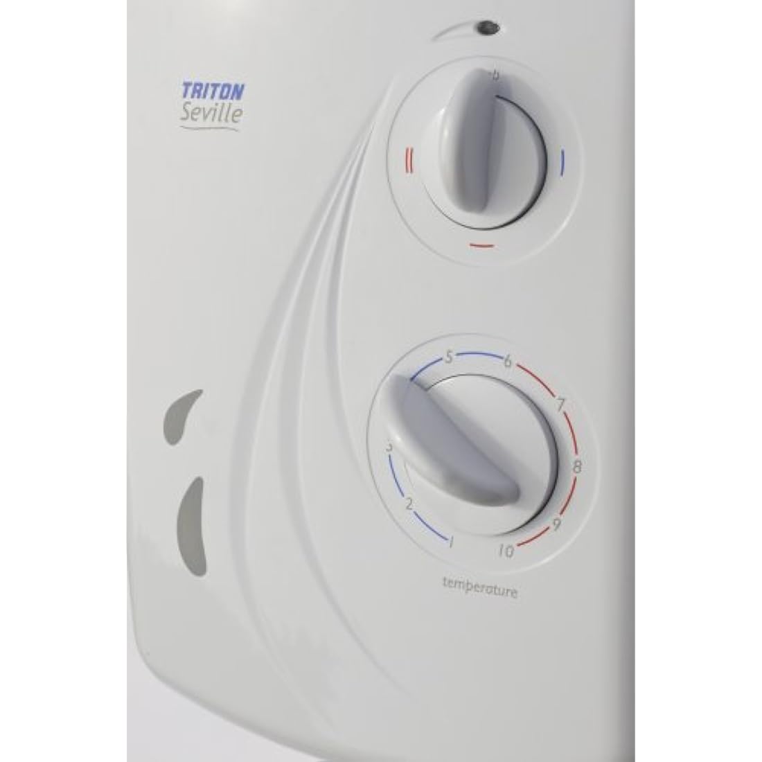 Triton Showers Seville, Shower Electric, 10.5 KW, White, Instant Hot Water, Replacement Shower, Anti Twist Hose, Bathroom Showering Unit