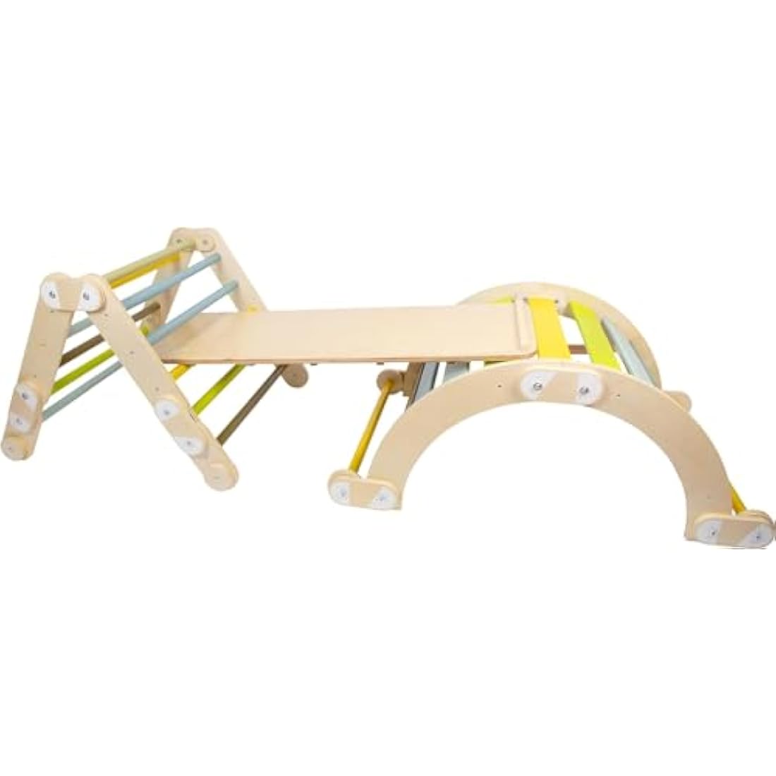 small foot Climbing Seesaw "Adventure", exercise game for children, wood, multifunctional, for ages 3+ years. No. 12239