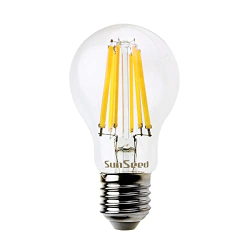SunSeed 10 X E27 10W (Equivalent to 83W) Sapphire Filament LED GLS Light Bulb A60 Neutral White 4000K