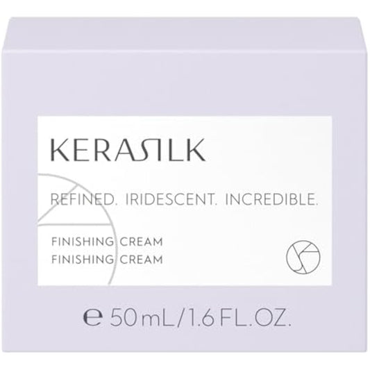 Kerasilk Finishing Cream for All Hair Types, Vegan Formula, Fights Frizz, 50ml (travel size)