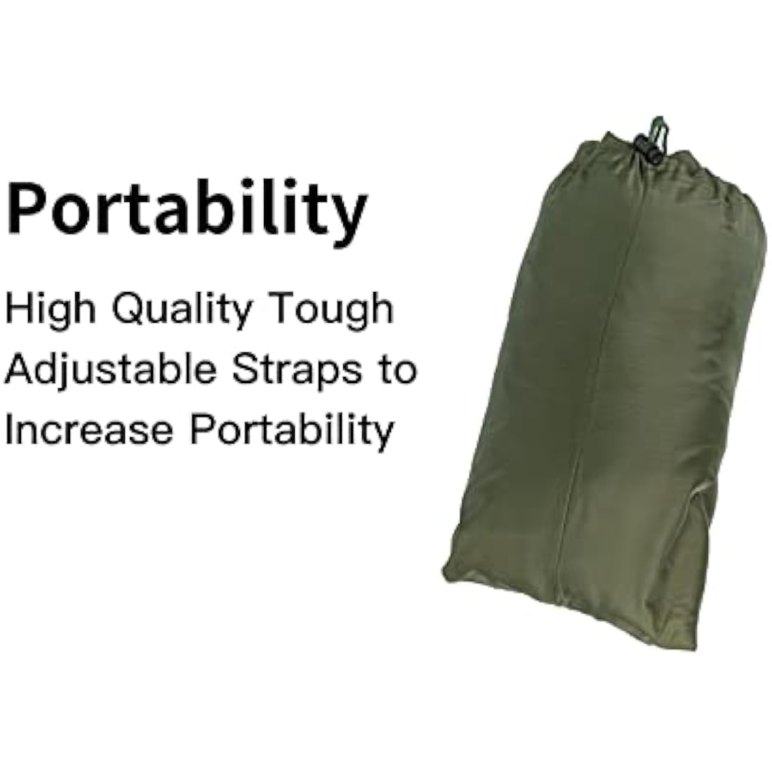 Tongcamo Poncho Liner Military Woobie Outdoor Camping Woobie Blanket for Travel, Beach, Grass, Picnic, Car Emergency, Outdoor, Survival