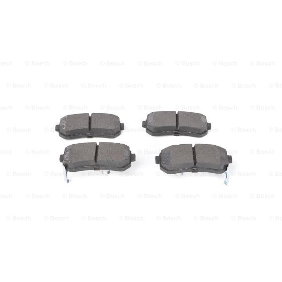 Bosch BP1051 - Brake Pads Car Rear Axle - Bosch Quality - Reduced Noise and Dust - ECE-R90 Certified - Copper-Free - 1 Set of 4 Pads