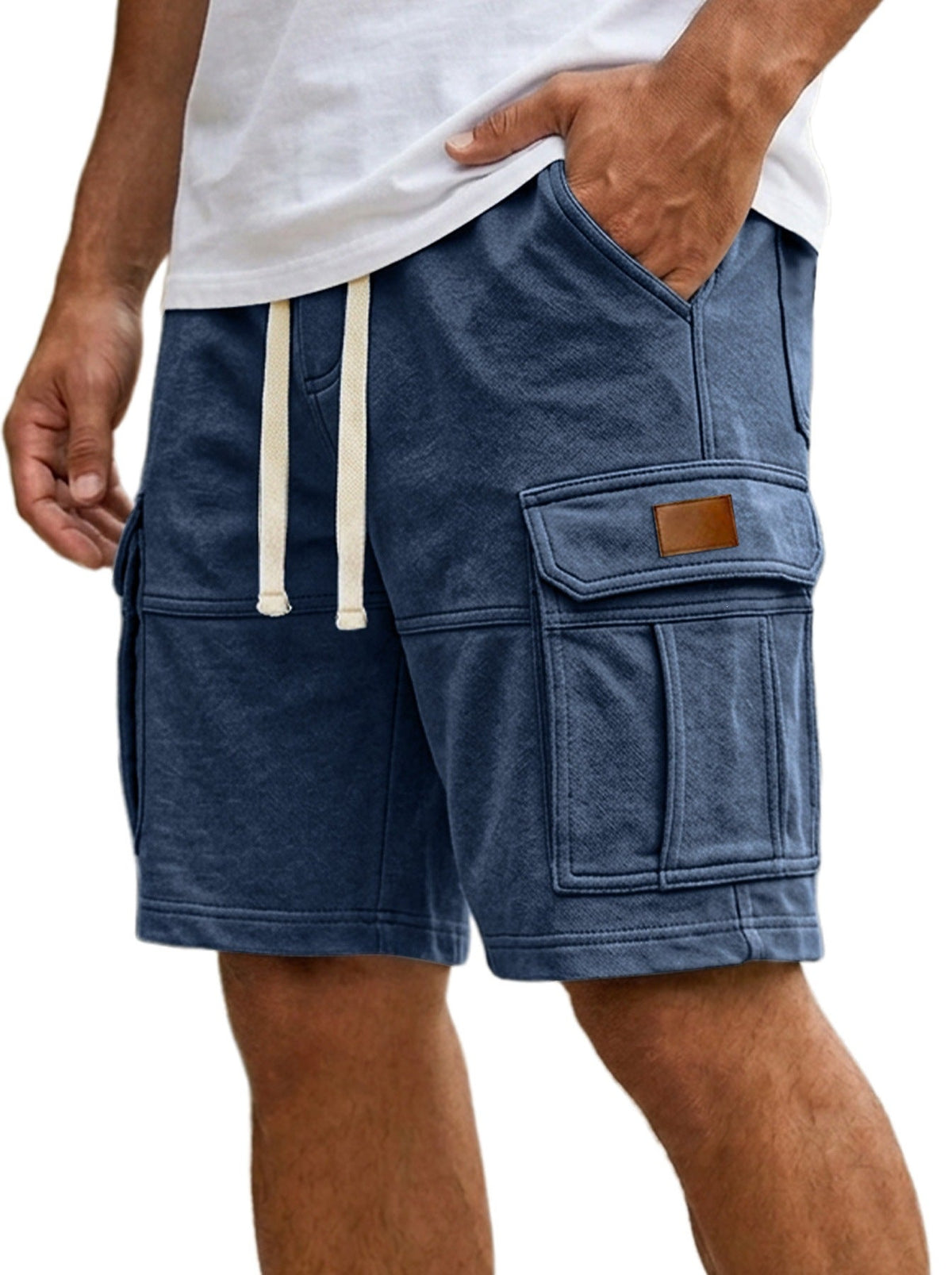 Men's Cargo Shorts With Pockets Fashion Summer Vacation Short Pants