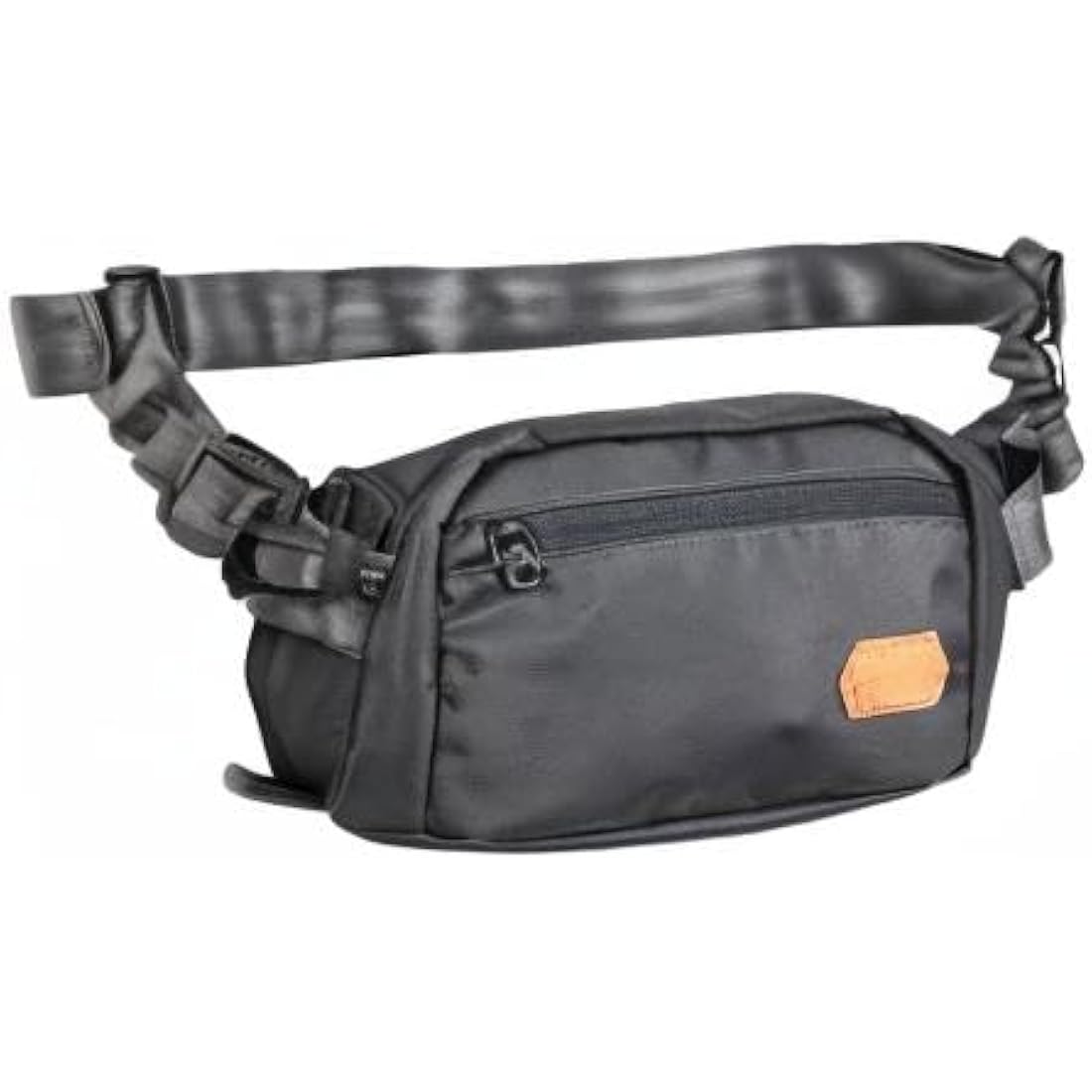 Dendrite-Large Waist Pack (Solid Black)