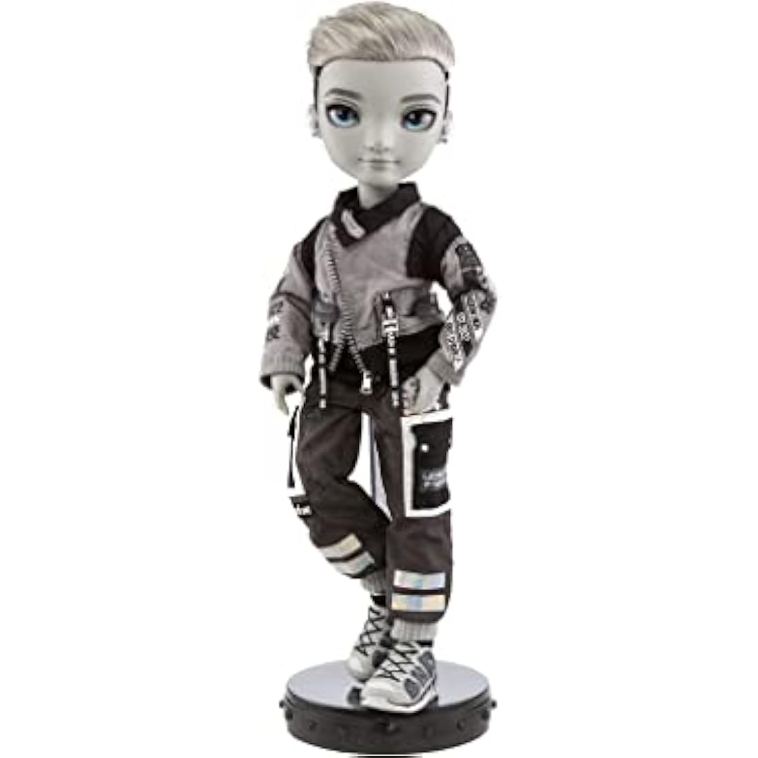 Rainbow High Shadow High Series - ASH SILVERSTONE - Greyscale Fashion Doll With Slick Black Hair, Two Designer Outfits, & Accessories - Collectable - For Kids Ages 6+