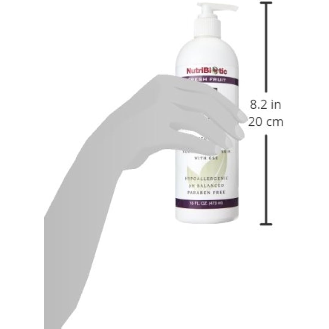 NutriBiotic, Skin Cleanser, Fresh Fruit, Non-Soap, 16 fl oz (473 ml)