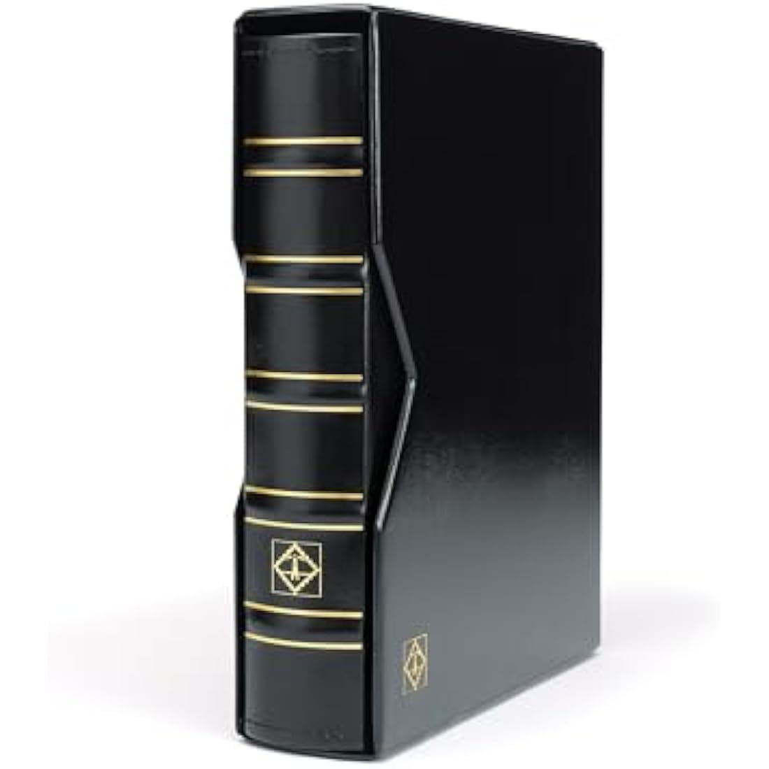 Lighthouse coin album OPTIMA, in classic design incl. slipcase, black