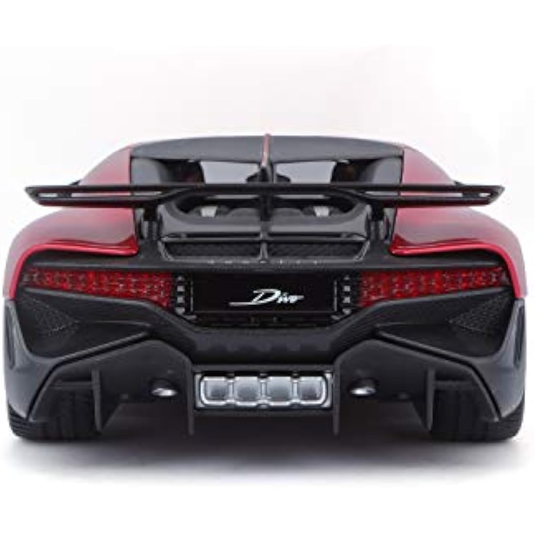 Bburago Bugatti Divo 18-11045R Model Car 1:18 Scale Opening Doors and Bonnet 25 cm Red