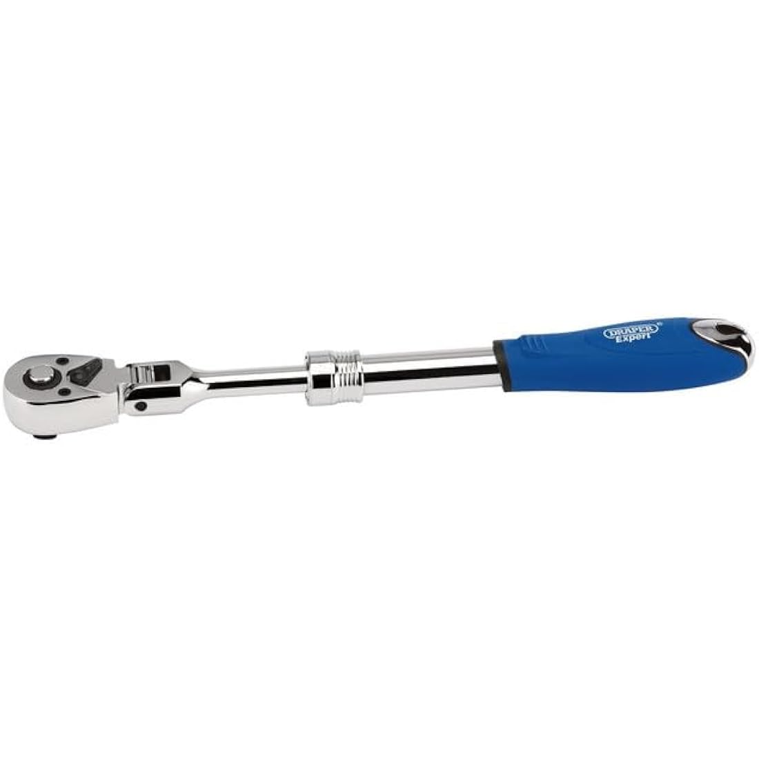 Draper 16373 Square Drive Combined MM/AF Socket and Ratchet 22 Pieces Set, 3/8" Length , Blue