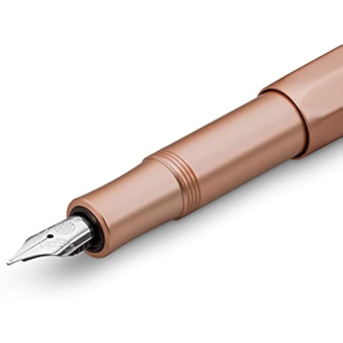 Kaweco AL SPORT Fountain Pen Rosé Gold I Premium Fountain Pen for Ink Cartridges I Exclusive Fountain Pen 13 cm I Nib: M (Medium)