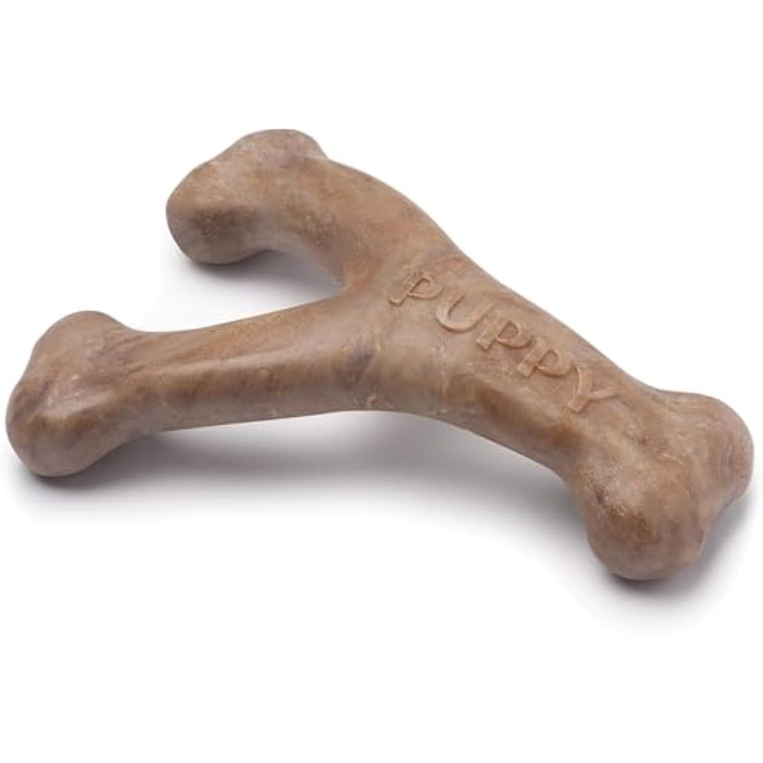 Benebone Puppy Indestructible Wishbone Dog Chew Toy for Aggressive Chewers, Long Lasting Tough Teething Boredom Breaker for Puppies, Real Bacon Flavour, For Small Dogs, Made in the USA