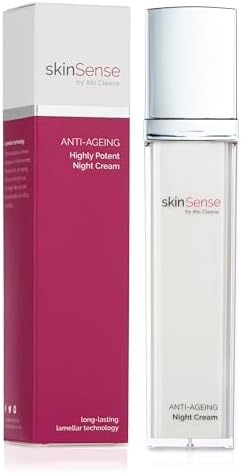 SkinSense Highly Potent Night Cream 50ml, Night Cream for Face, Anti-Ageing Face Lotion for Women, Moisturiser for Brighter skin, Advanced Anti Wrinkle Cream
