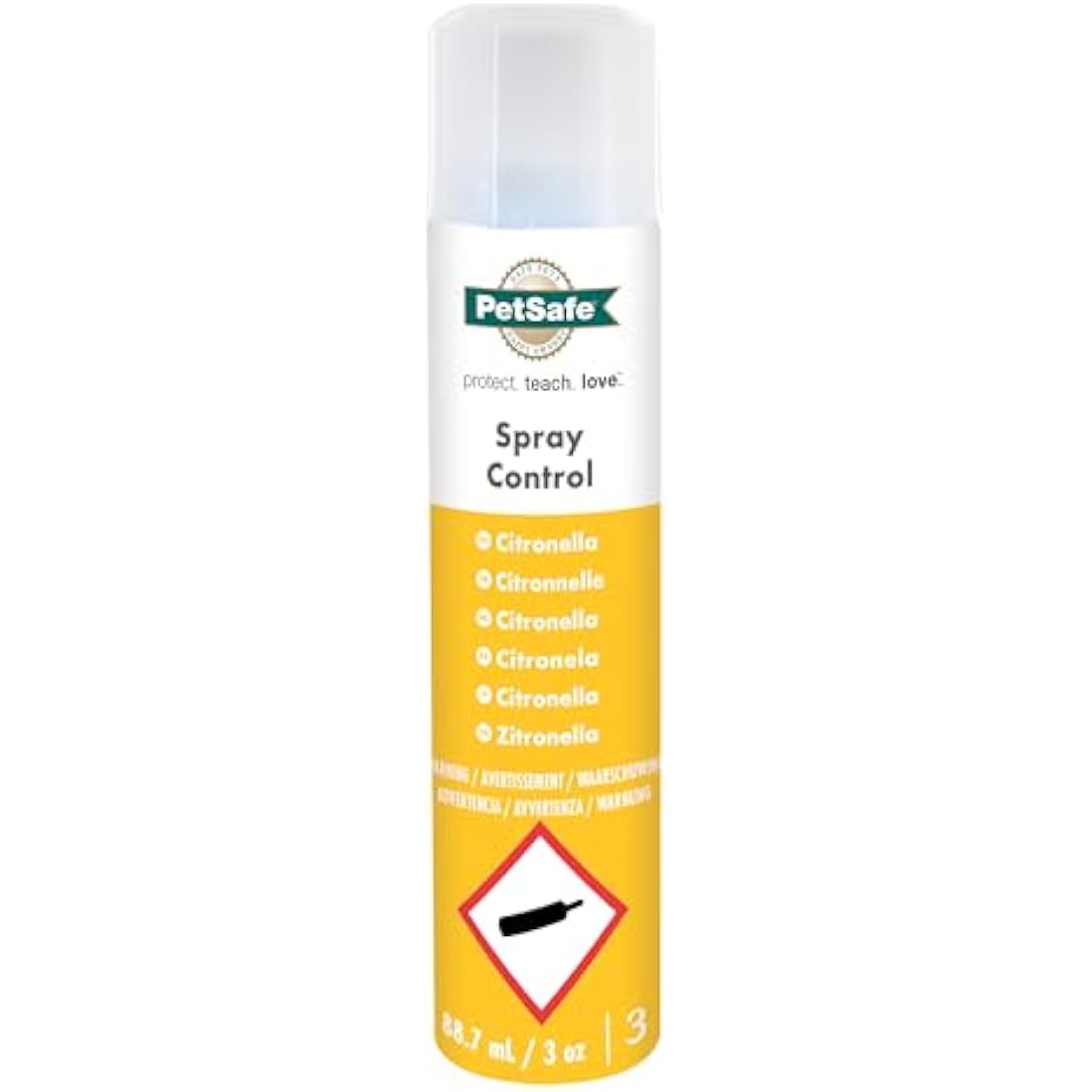 PetSafe - Anti-Bark Spray Refill, 300-400 Jets, Ecological Formula, Compatible With Collar And Spray Training System (old Version) - Citronella