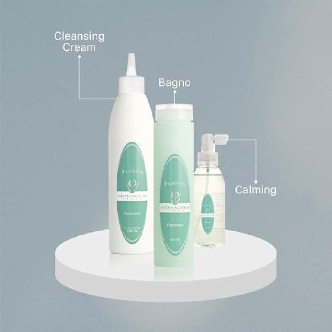 Monacelli Inphinity Cleansing cream Purifying 250ml for oily scalp and heavy hair Concentrated cleansing cream with highly purifying acid pH
