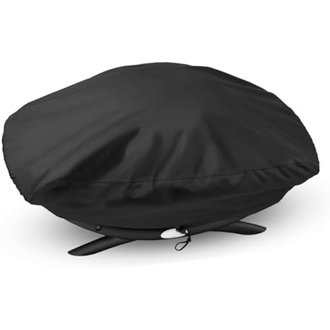 Onlyfire BBQ Gas Grill Cover fit for Weber Baby Q, Q200 Q220 and Q2000 Gas Grills,Black