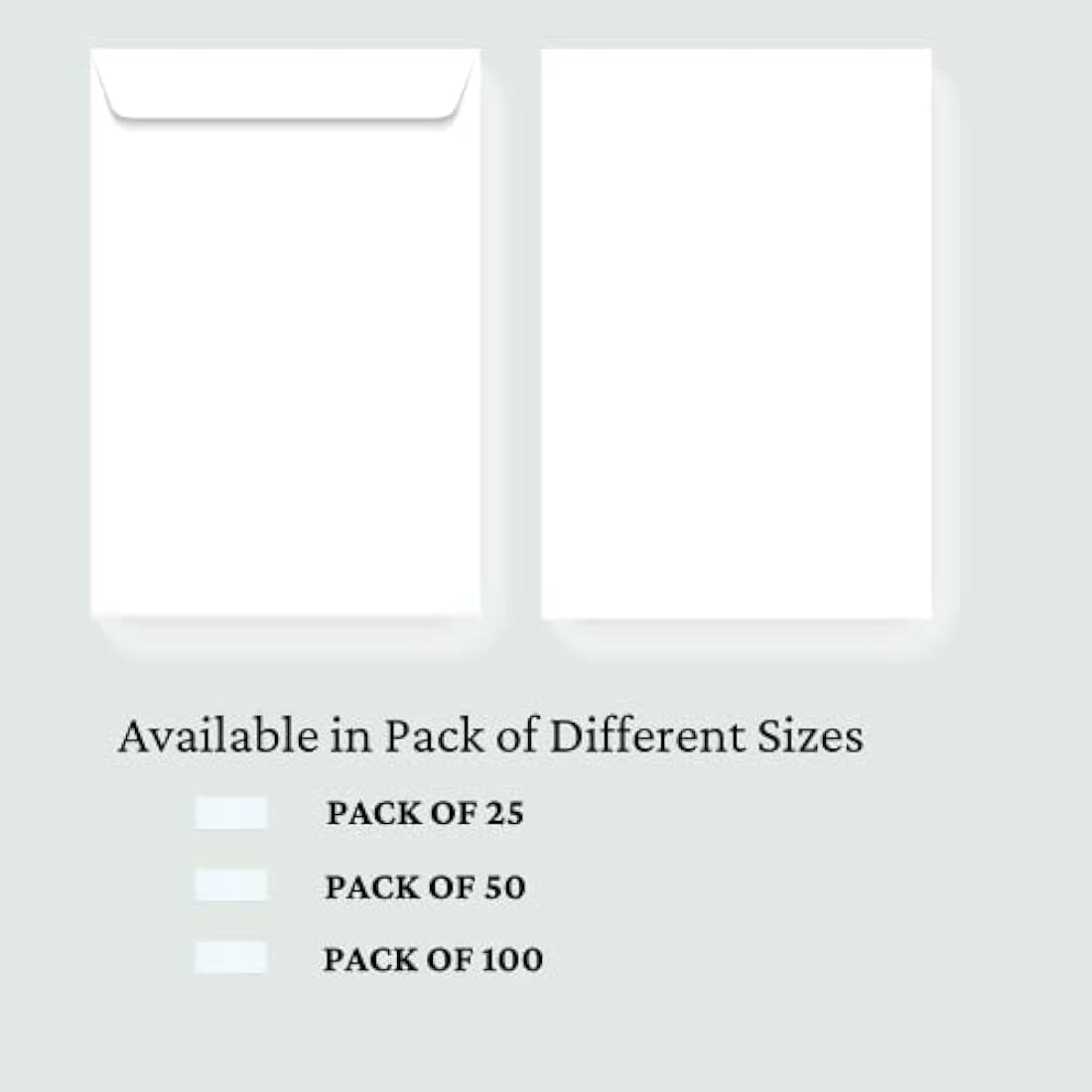 TRIPLE PRIO A4 C4 White Peel and Seal Pocket Envelopes 229 x 324 mm - Secure Self Seal No Window Design - Pack of (100)