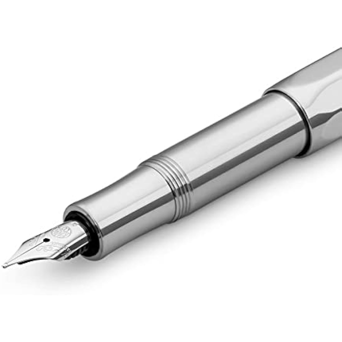 Kaweco AL SPORT Fountain Pen Raw I Premium Fountain Pen for Ink Cartridges I Exclusive Fountain Pen 13 cm I Nib: EF (Extra Fine)