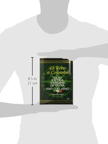 Le Terre di Colombo – 100% Italian Extra Virgin Olive Oil - Tin - 3 L
