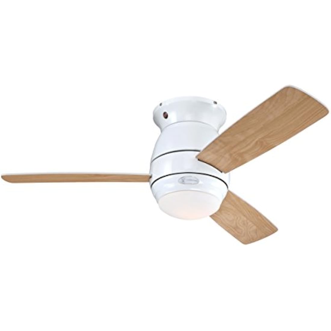 Westinghouse Lighting 72180 Halley 112 cm White Indoor Ceiling Fan, Light Kit with Opal Frosted Glass