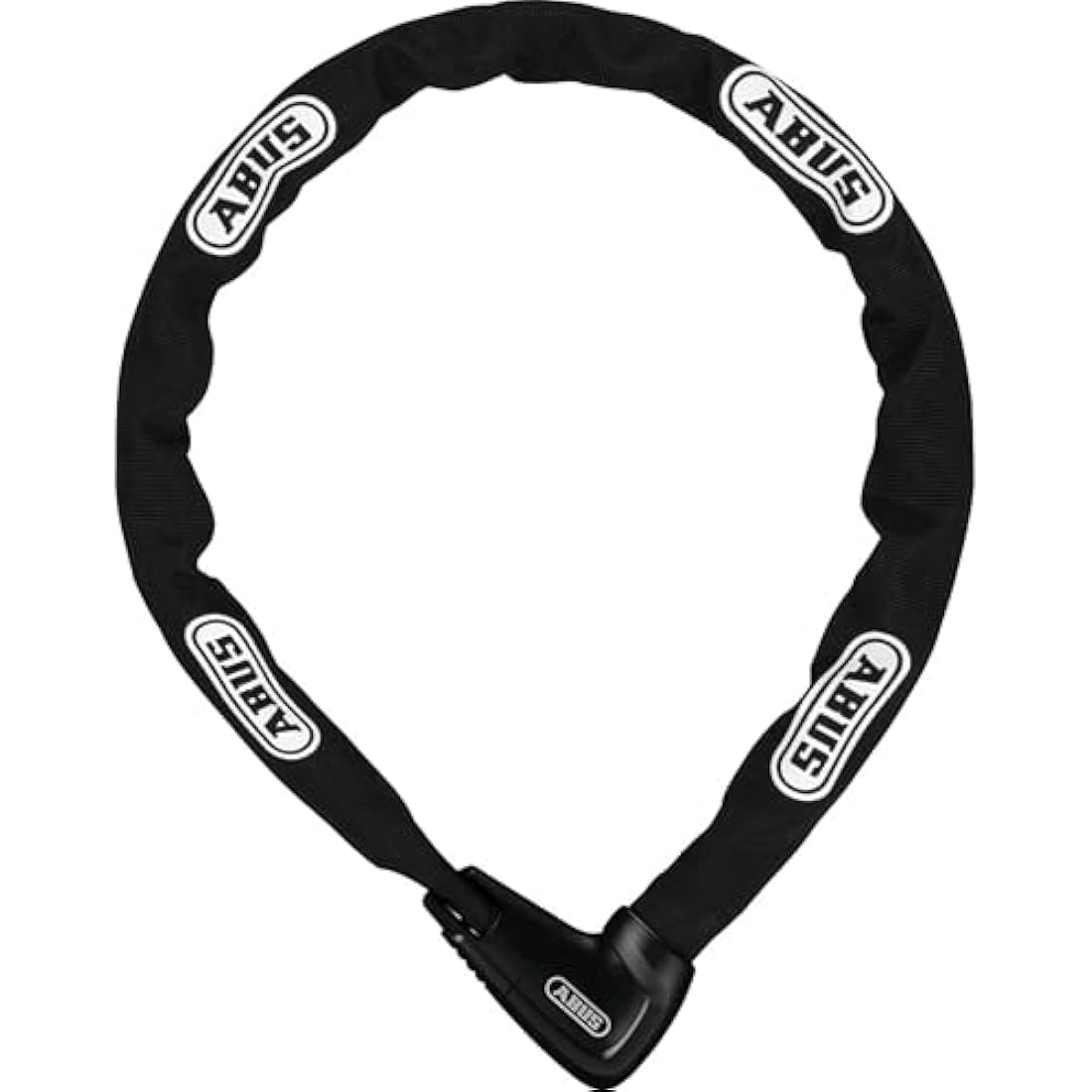 ABUS Steel-O-Chain 9808K chain lock - Bike lock with XPlus cylinder for protection against tampering - security level 11 - 8 mm thick - 140 cm long - Black