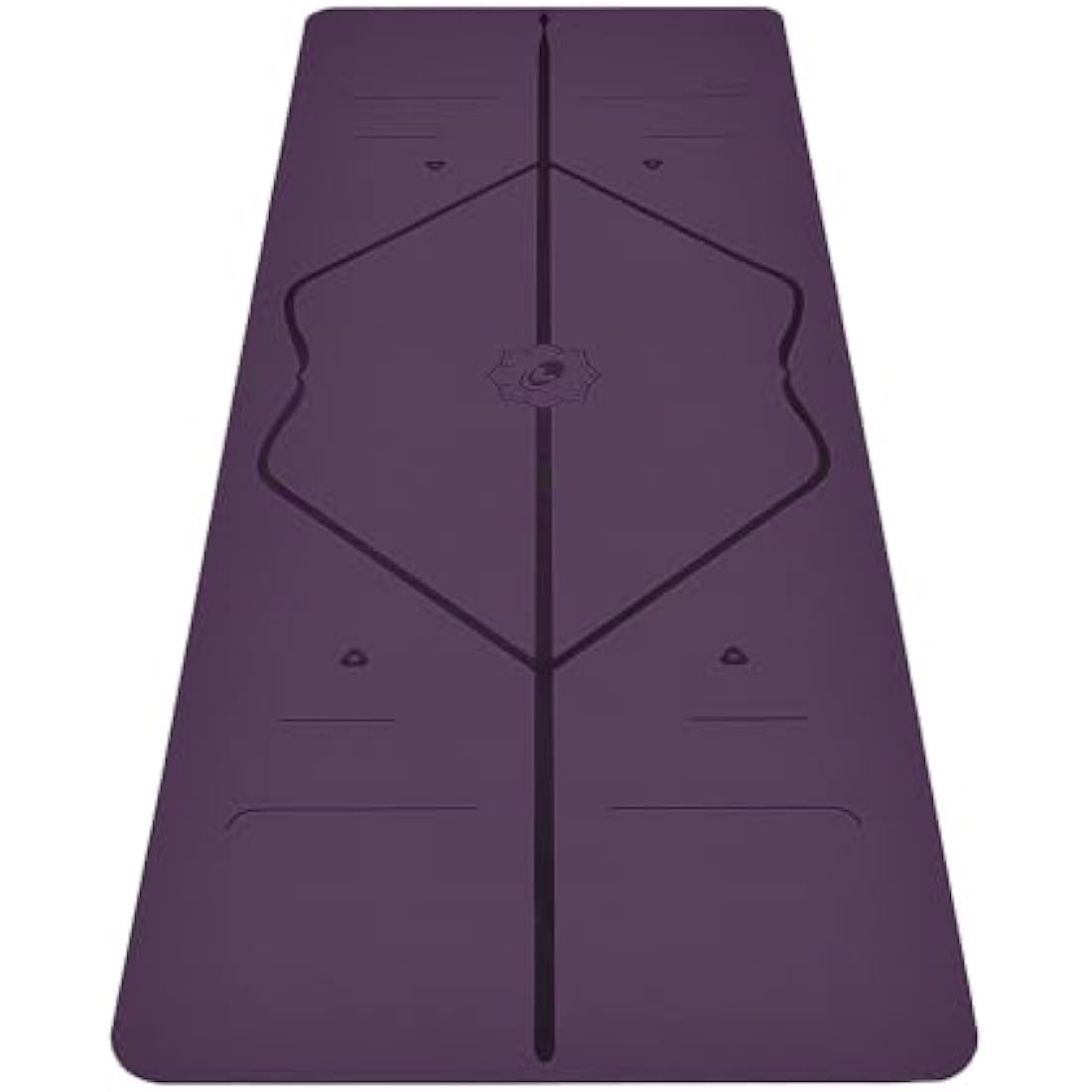 Liforme Original Yoga Mat – Free Yoga Bag Included - Patented Alignment System, Warrior-like Grip, Non-slip, Eco-friendly and Biodegradable, sweat-resistant, long, wide, 4.2mm thick mat for comfort