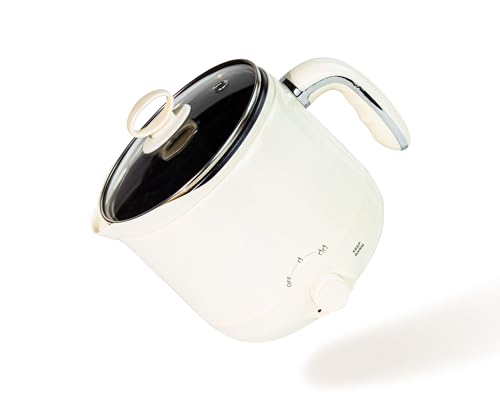 JULWHISPER Electric Wax Melting Pot, 1.8L Wax Melter for Candle Making Pouring Pot with Spout for Soap Making Pouring Pitcher Non-Stick Easy to Clean