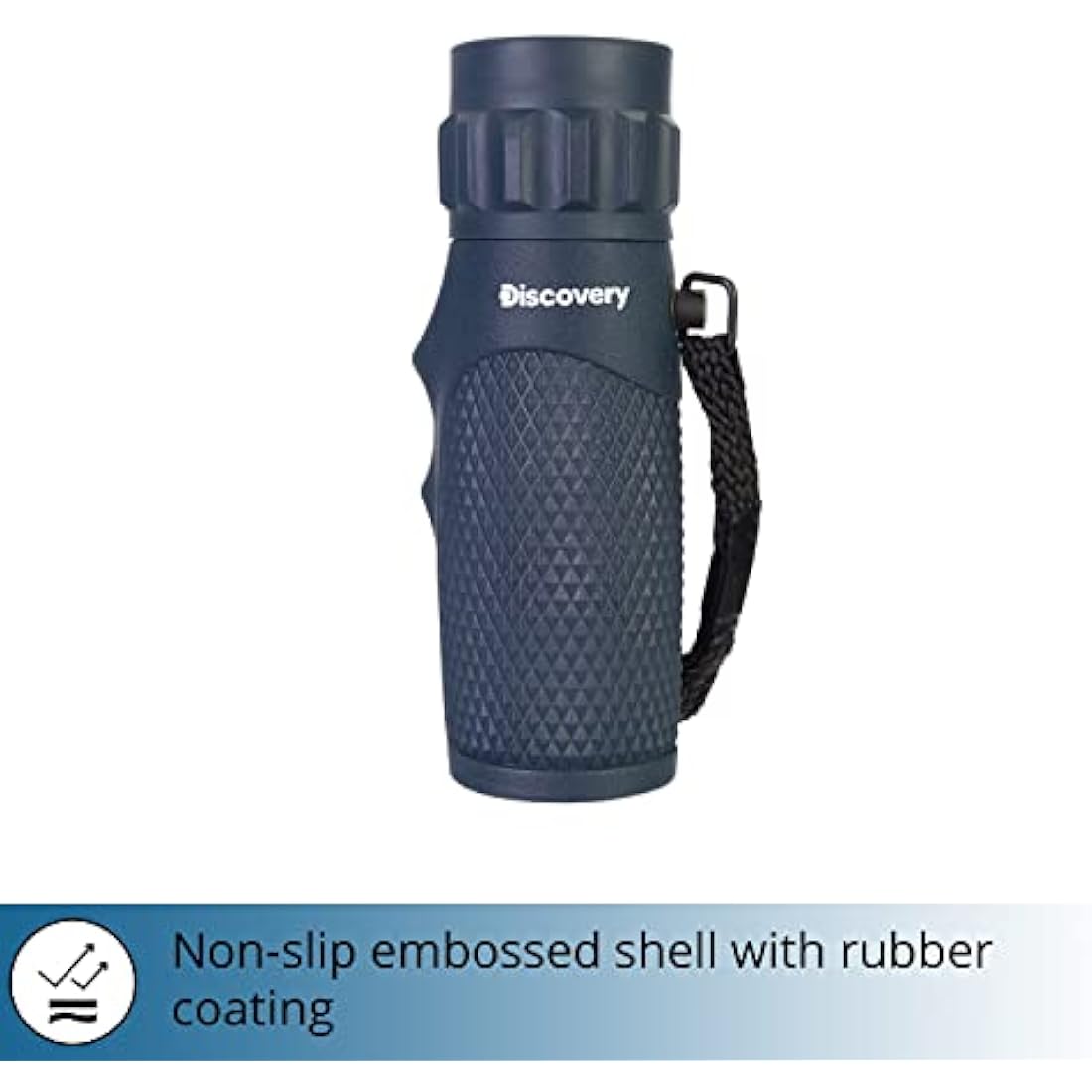 DISCOVERY Gator 10x25 Pocket-size Travel Monocular for Observing Wildlife, Sightseeing, Hiking, Concerts and Sports Events