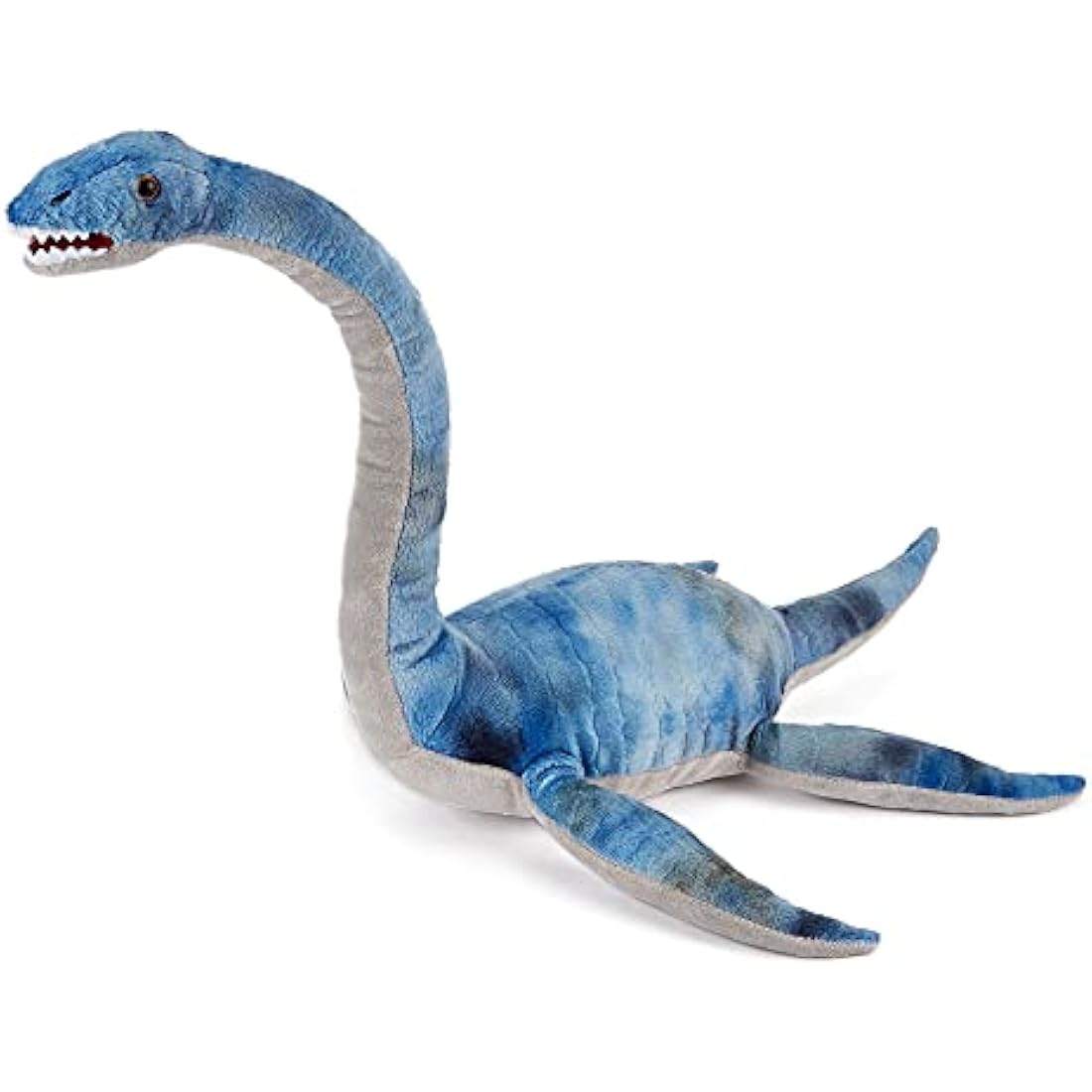 Zappi Co Plush Children's Stuffed Soft Cuddly Plush Toy-Part of Safari Animals Collection, Perfect for Kids (31cm Depth)(Plesiosaur Dinosaur)