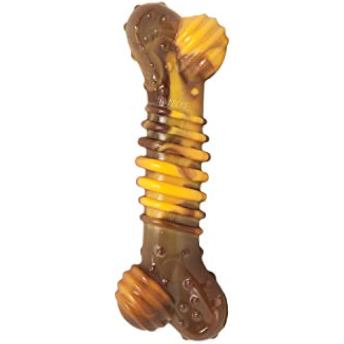 Nylabone Extreme Tough Dog Chew Toy Bone, Durable, Cleans Teeth, Beef & Cheese, Medium, for Dogs Up to 16 kg