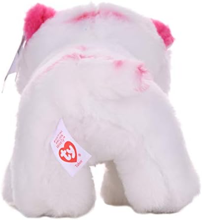 TY Unisex Soft Toy White/Pink Kids Tiger 15 cm Stuffed Toy Glub Schis