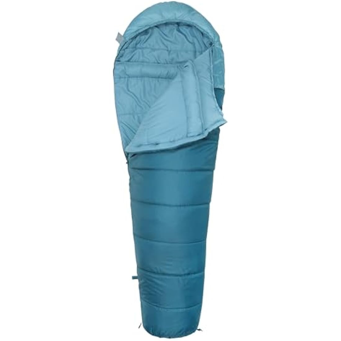 Mountain Warehouse Summit 250 Sleeping Bag - 3/4 Season Insulated & Mummy Shaped Bag - For Spring Summer, Camping & Trekking