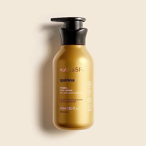 Reaffirmating Body Lotion Quinoa Nativa SPA 400ml oBoticário Loção Reafirmante Corporal Quinoa Nativa SPA 400ml