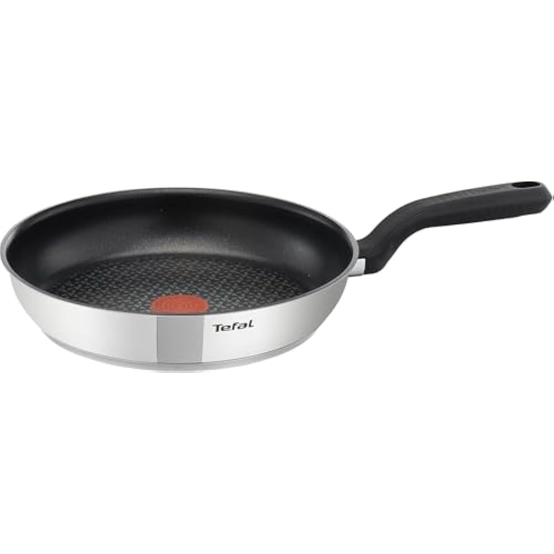 Tefal Comfort Max 20cm Stainless Steel Frying Pan – Durable Non-Stick Pan with Thermo-Spot Heat Indicator, Induction Compatible Base, Comfortable Grip Handle, Dishwasher, G7260244