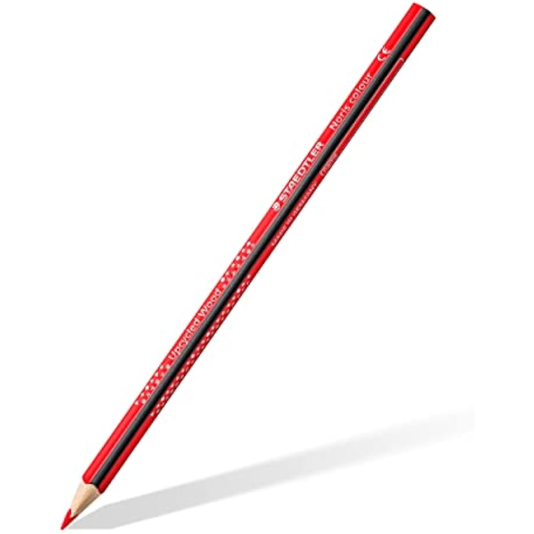 Staedtler Noris Colour Colouring Pencils, Ergonomic Triangular Format, Non-Slip Soft Surface, High Break Resistance, WOPEX Material, 144 Colouring Pencils in 12 Colours and 3 Sharpeners, 187 C144