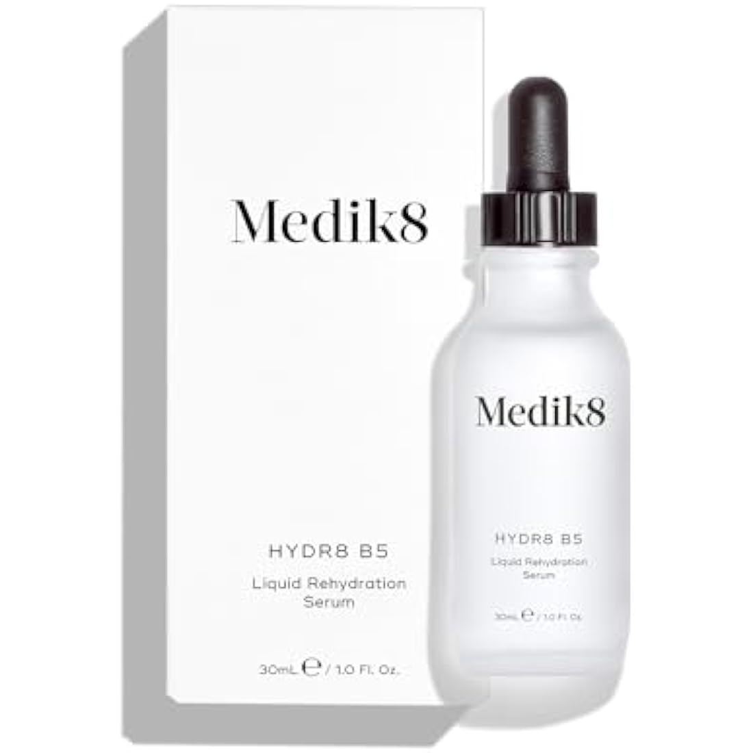 Medik8 Hydr8 B5 - Liquid Rehydration Serum With Hyaluronic Acid - Replenishes, Smooths & Plumps Skin - Ideal For Normal to Sensitive Skin Types - 30ml