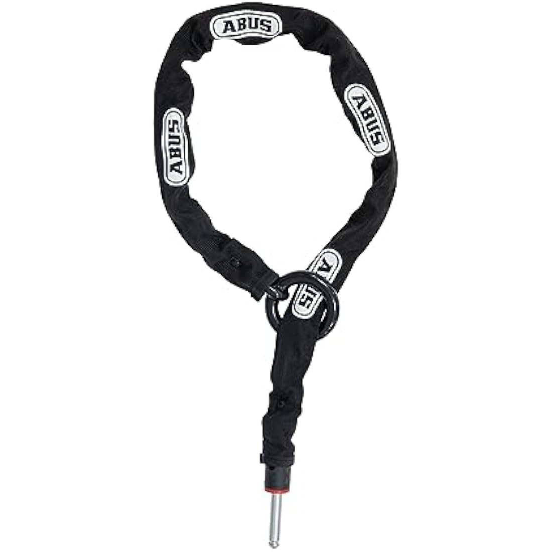 ABUS frame lock 6950M XPlus™ Granit™ - for all common bicycle frames - universally adjustable - immobiliser for bicycles - variant NR + 6KS/130 + ST 5950 with chain and saddlebag