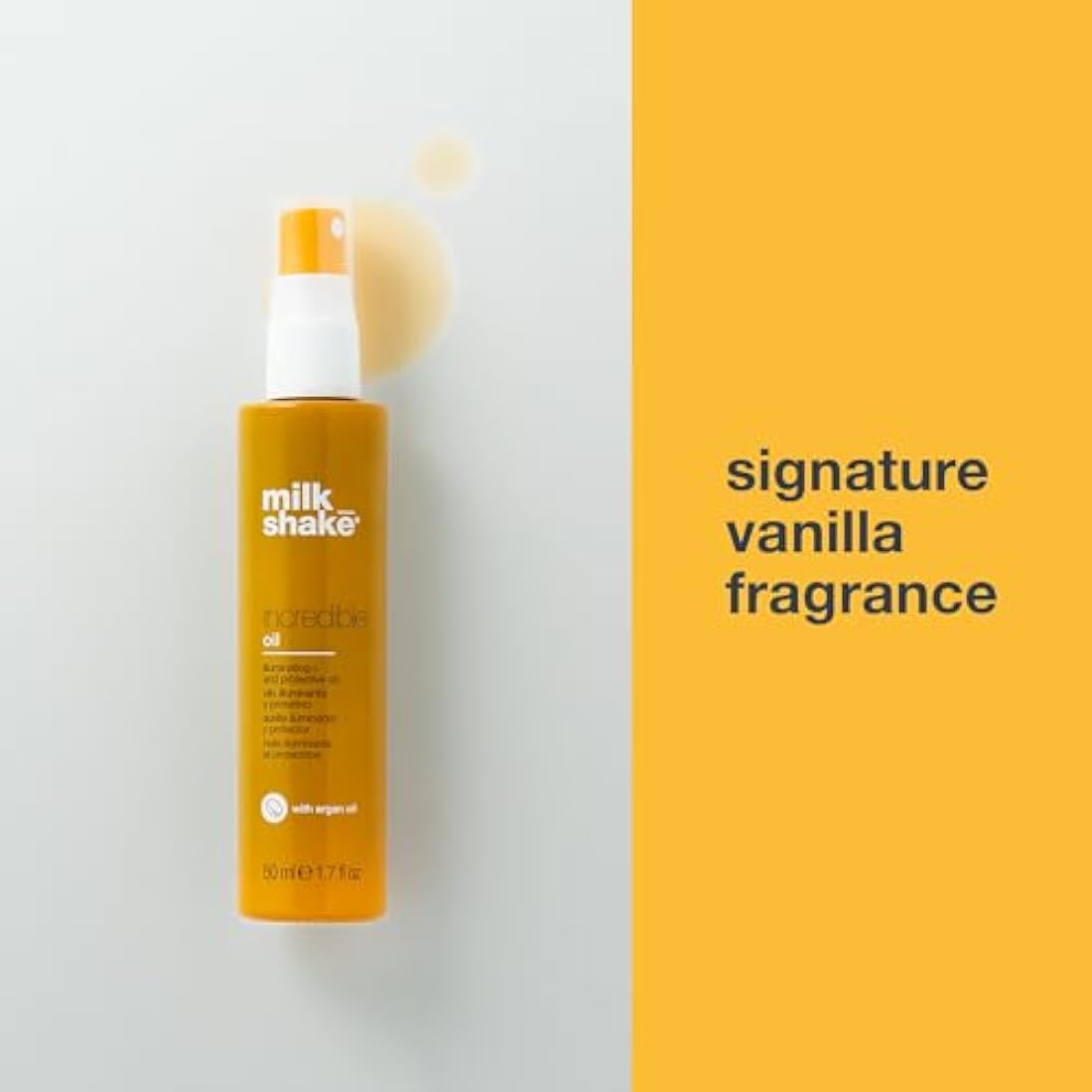 milk_shake | Incredible Oil 50 ml, Illuminating and Protective Hair Oil, for Softer, Lighter and Shinier Hair, Made in Italy