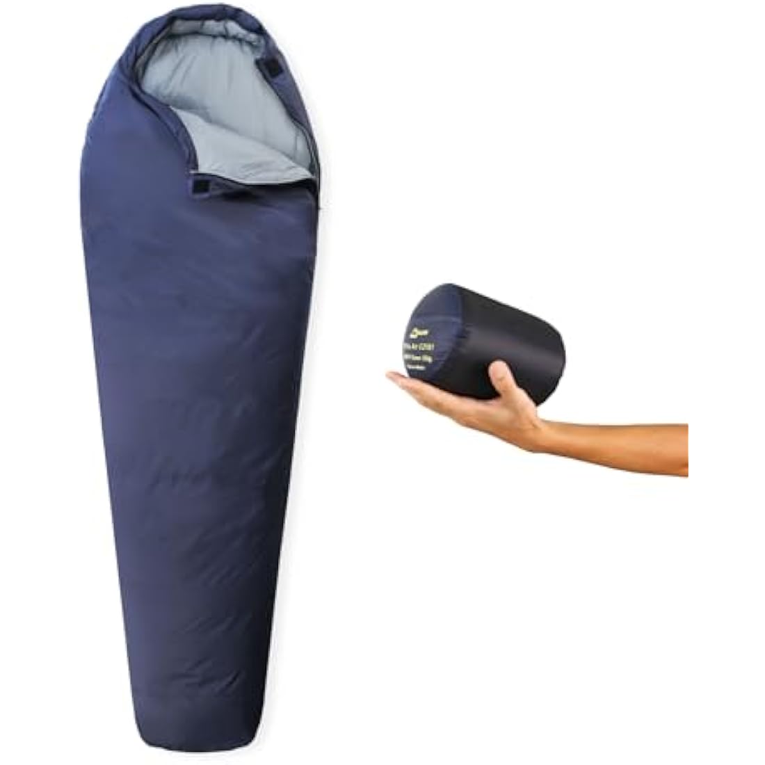 Litume Ultra Compact Sleeping Bag for Summer and 3 season 700+ Fill Power Down, Ultra-Lightweight and PortableMummy Sleeping Bag, 6-20°C/3-15°C Sleep Sack for Hiking Traveling Camping Backpacking