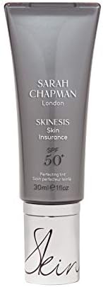 Sarah Chapman Skin Insurance SPF 50+ Sunscreen 30ml – Factor 50 Sun Cream for UV Protection, Sun Cream to Restore & Strengthen Skin Barrier, Repair & Regenerate UV-Stressed Skin